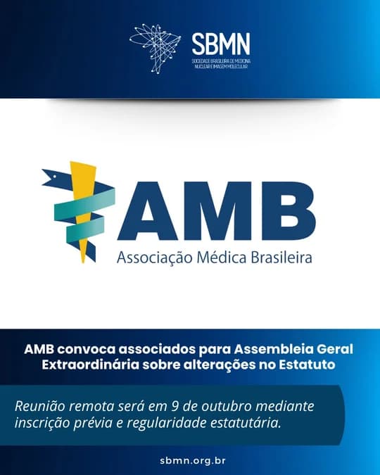 AMB convoca associados para Assembleia Geral Extraordinária sobre alterações no Estatuto